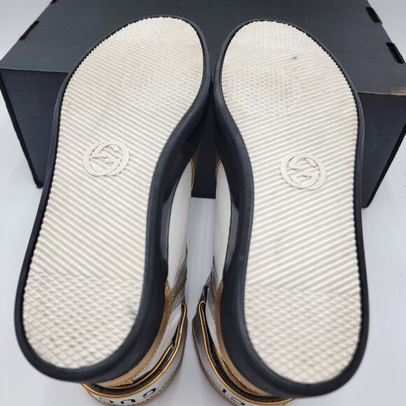 Gucci (388015) Interlocked GG Tri colored High Top Sneakers. Euro-35/U.S-5W 373 - Picture 6 of 13